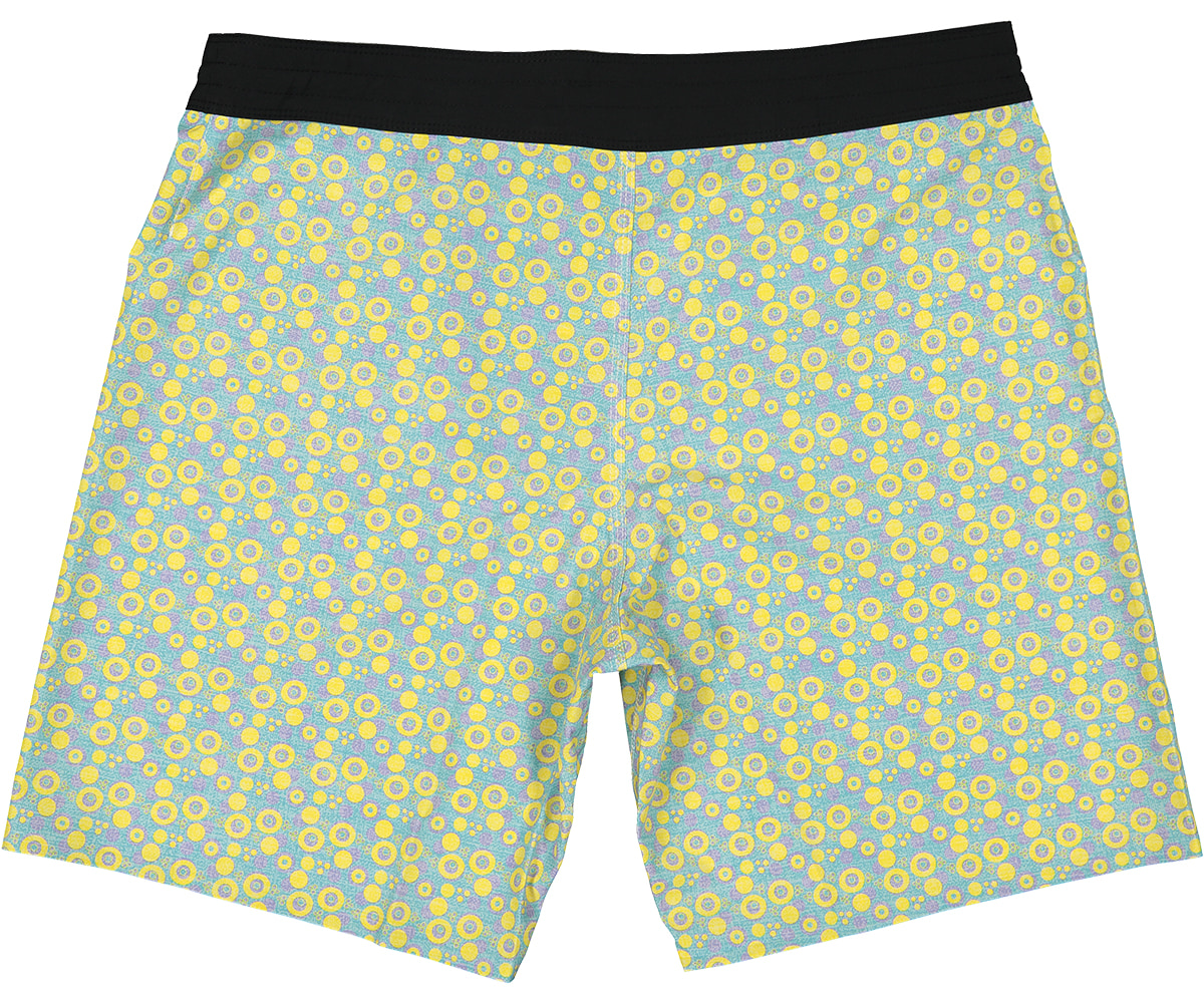 Futah - Short de Baño Amarillo & Agua Vortex (4)