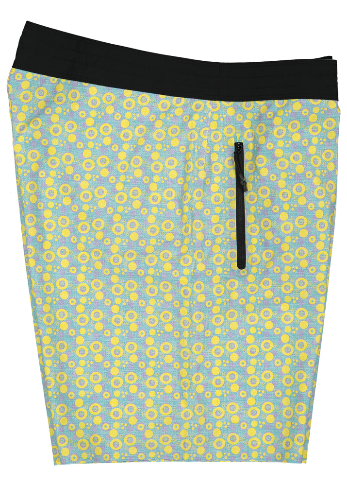Futah - Short de Baño Amarillo & Agua Vortex (7)