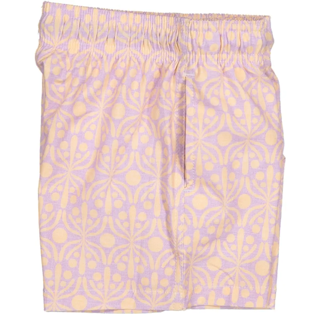 Futah - Flora Mocha & Violet Kids Swimshorts (5)