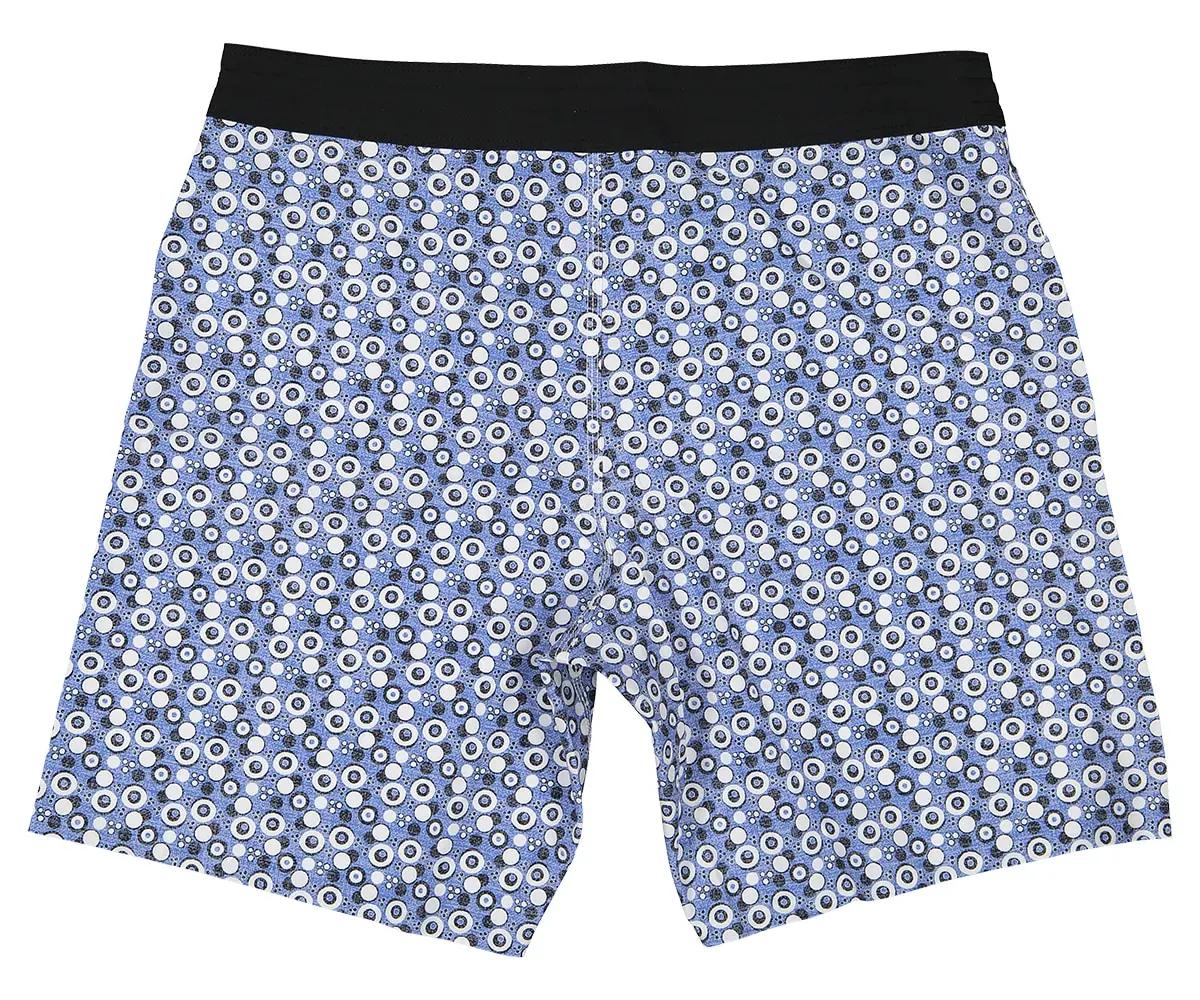 Futah - Short de Baño Azul & Blanco Vortex (5)