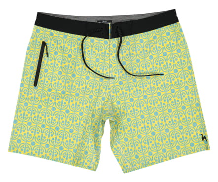 Short de Baño Amarillo & Agua Flora