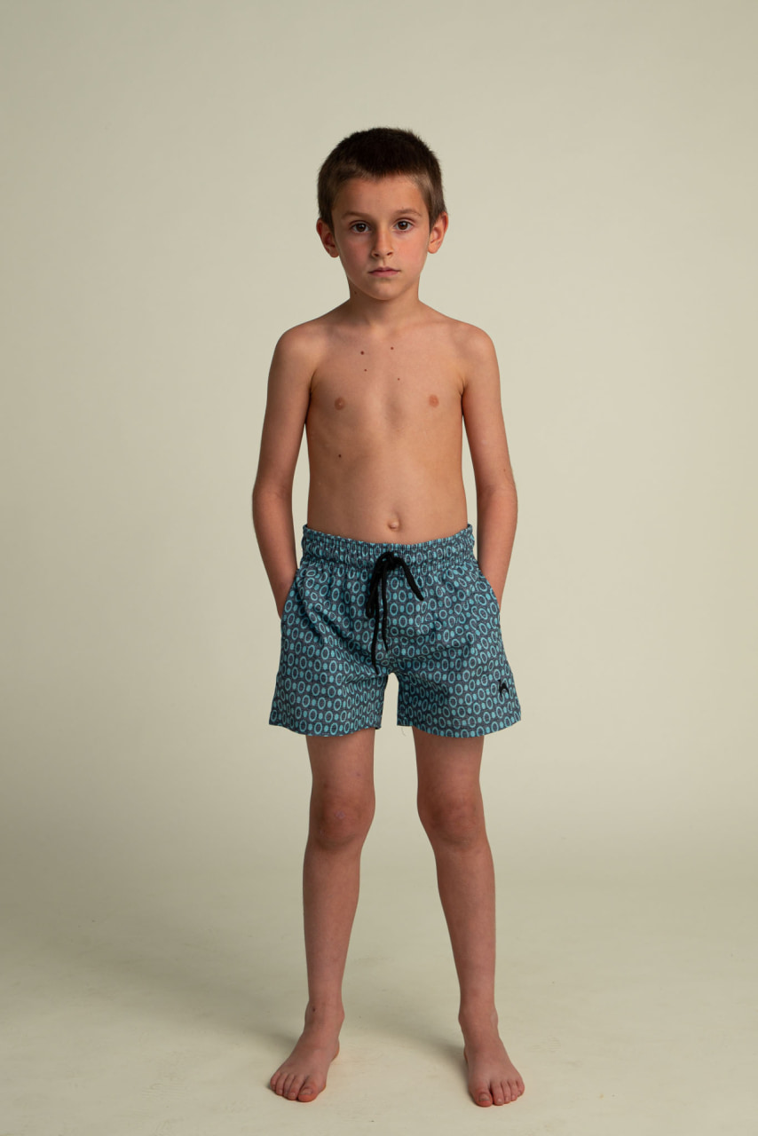 Futah - Short de Baño Niño Verde Pulse (1)