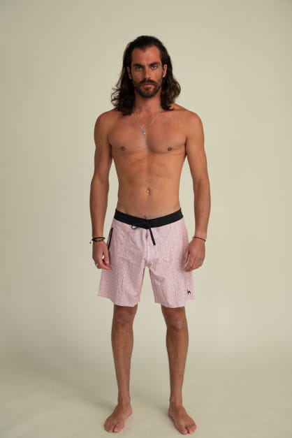 Short de Baño Moca & Violeta Flora