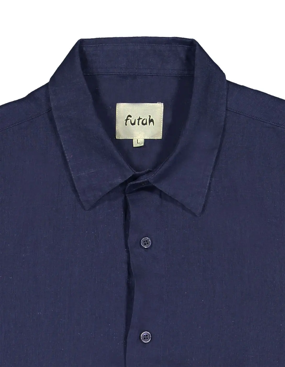 Futah - Lino Azul Camisa (2)