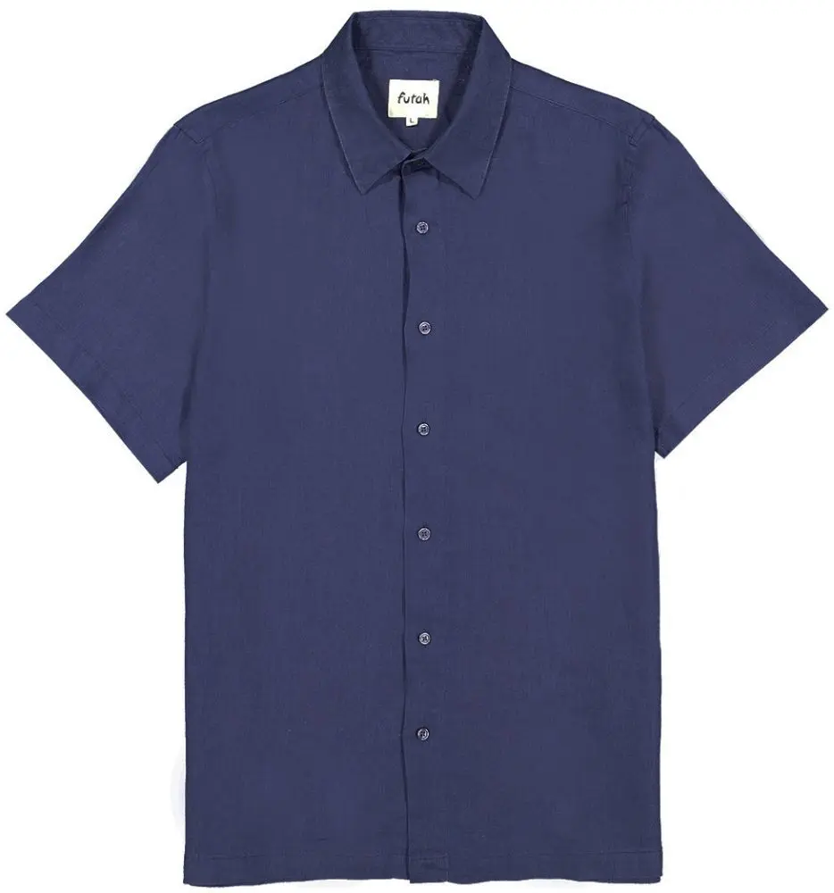 Futah - Lino Azul Camisa (1)