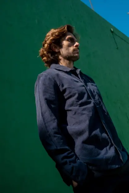 Chaqueta de pana Azul (2)