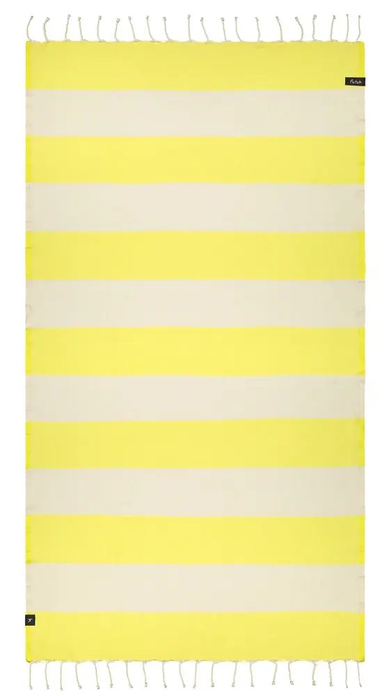 Futah - Bedu Yellow Beach Towel (1)