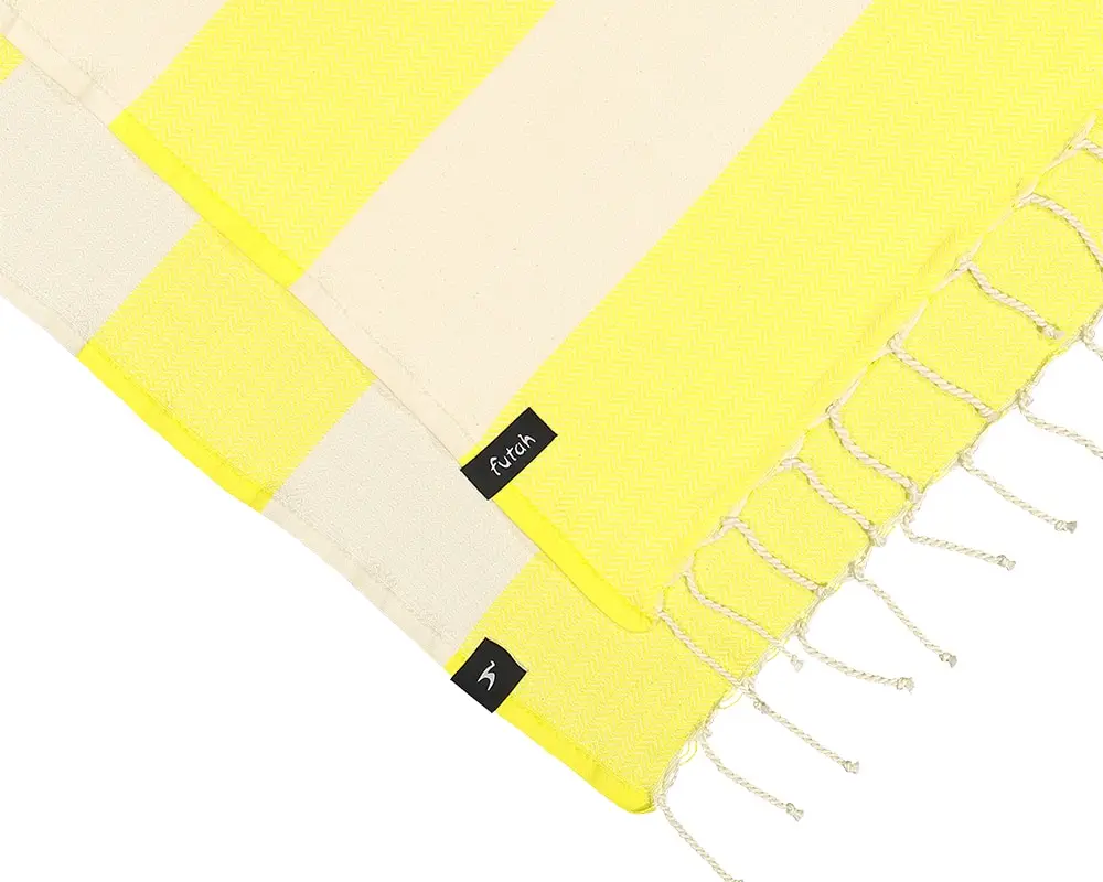 Futah - Bedu Yellow Beach Towel (2)