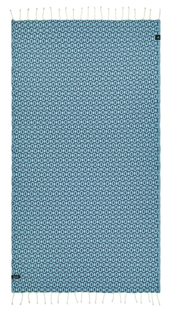 Pulse Blue Beach Towel