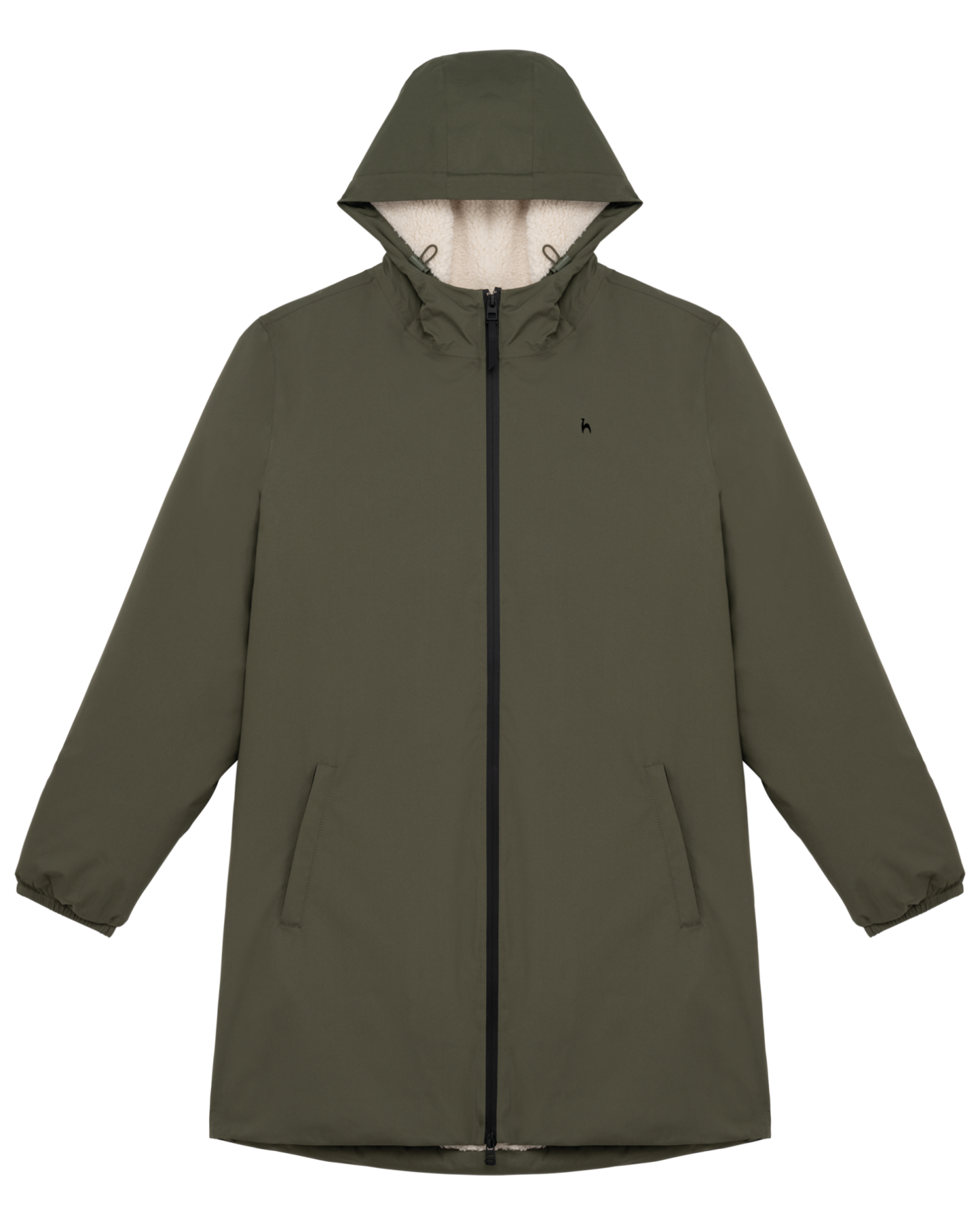 Futah - Parka Impermeable de Invierno Verde (1)