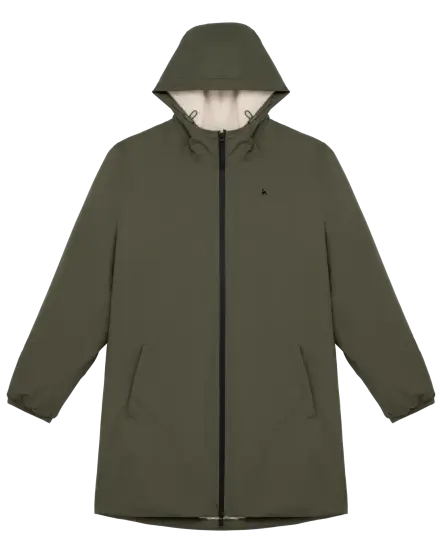 Parka Impermeable de Invierno Verde