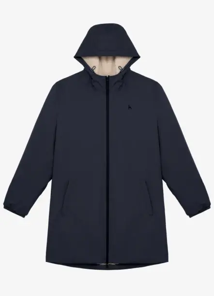Parka Impermeable de Invierno Azul