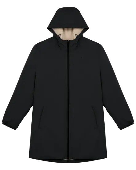 Parka Impermeable de Invierno Negro