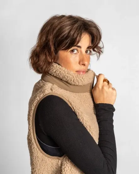 Sherpa Vest Beige