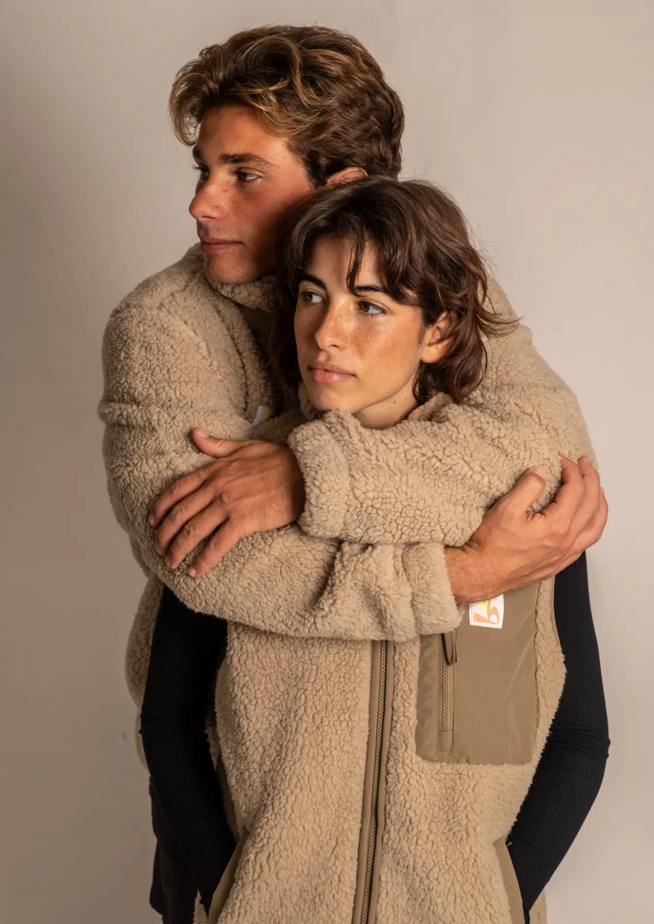 Futah - Chaqueta Sherpa Bege (3)