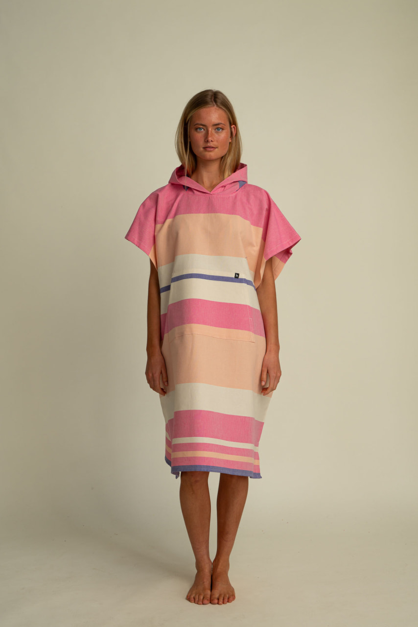 Futah - Poncho de Adulto Papua Rosa (1)
