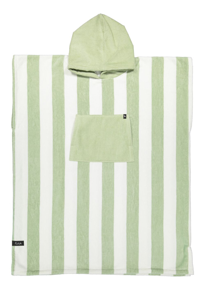 Futah - Bedu Verde Poncho de Rizo (1)