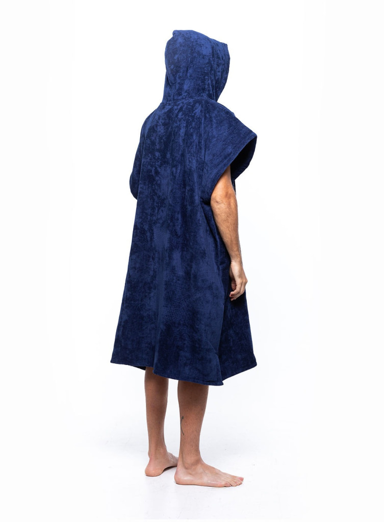 Futah - Ericeira Azul Marino Poncho de Rizo (6)