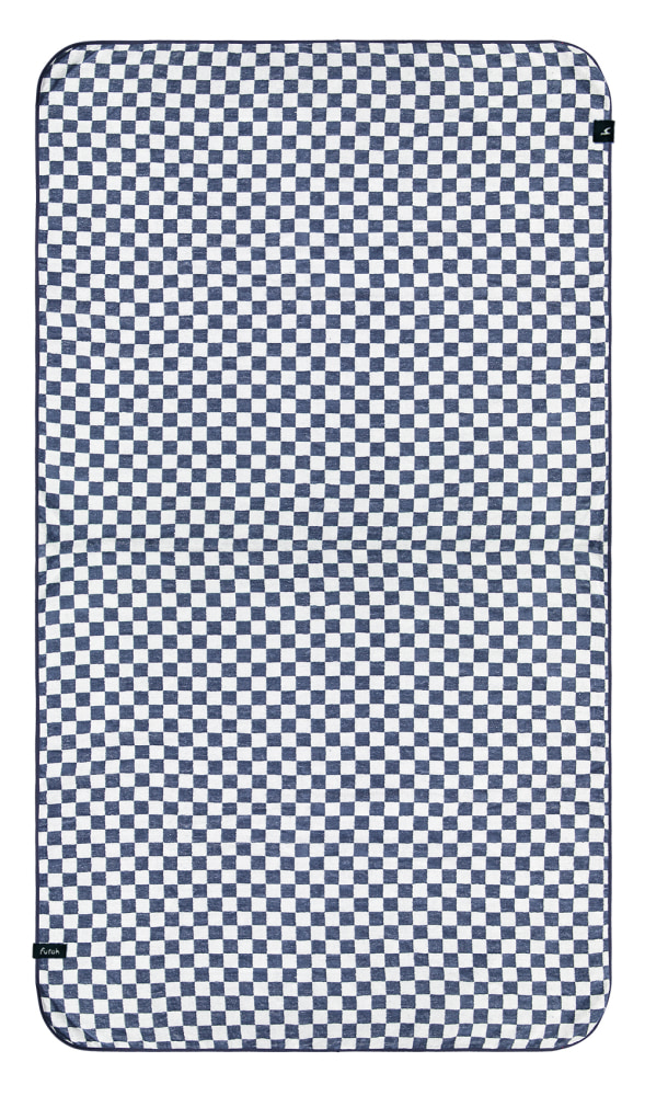 Futah - Ajedrez Azul Toalla de Rizo (1)