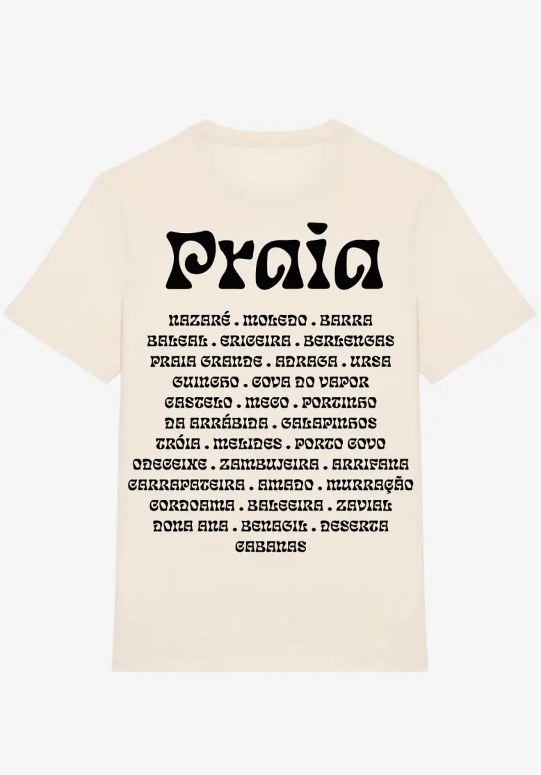 Futah - Camiseta de algodón orgánico Raw - Playa (1)