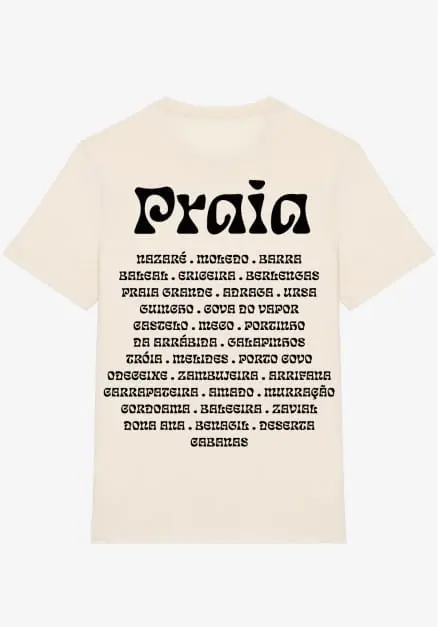 Camiseta de algodón orgánico Raw - Playa