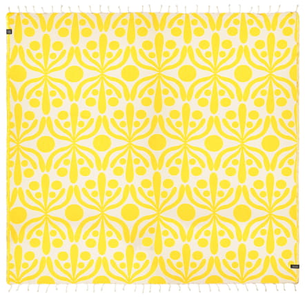Flora Yellow XL Towel