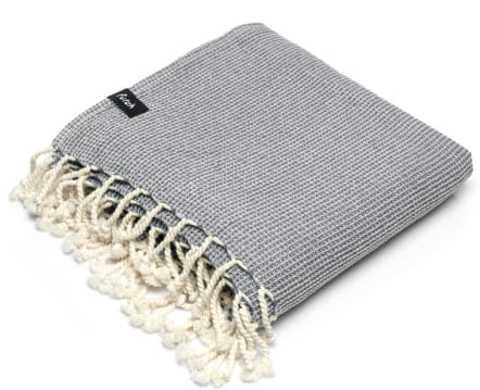 Ericeira Grey Blanket